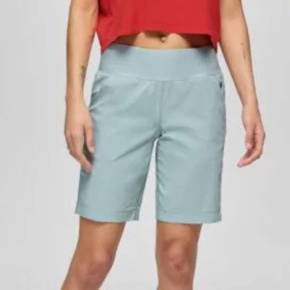 Buy one get one free. Prana Women's Running Shorts - Blue and Mauve. Excellent